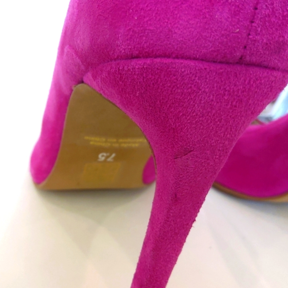 Jeffrey Campbell hot pink high heels pumps shoes - Picture 8 of 13
